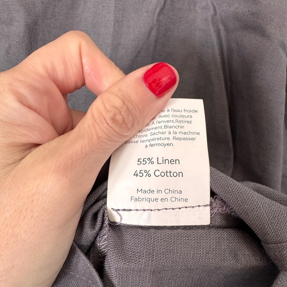 NWT‼️ Lintico Linen Blend Top - Picture 4 of 4
